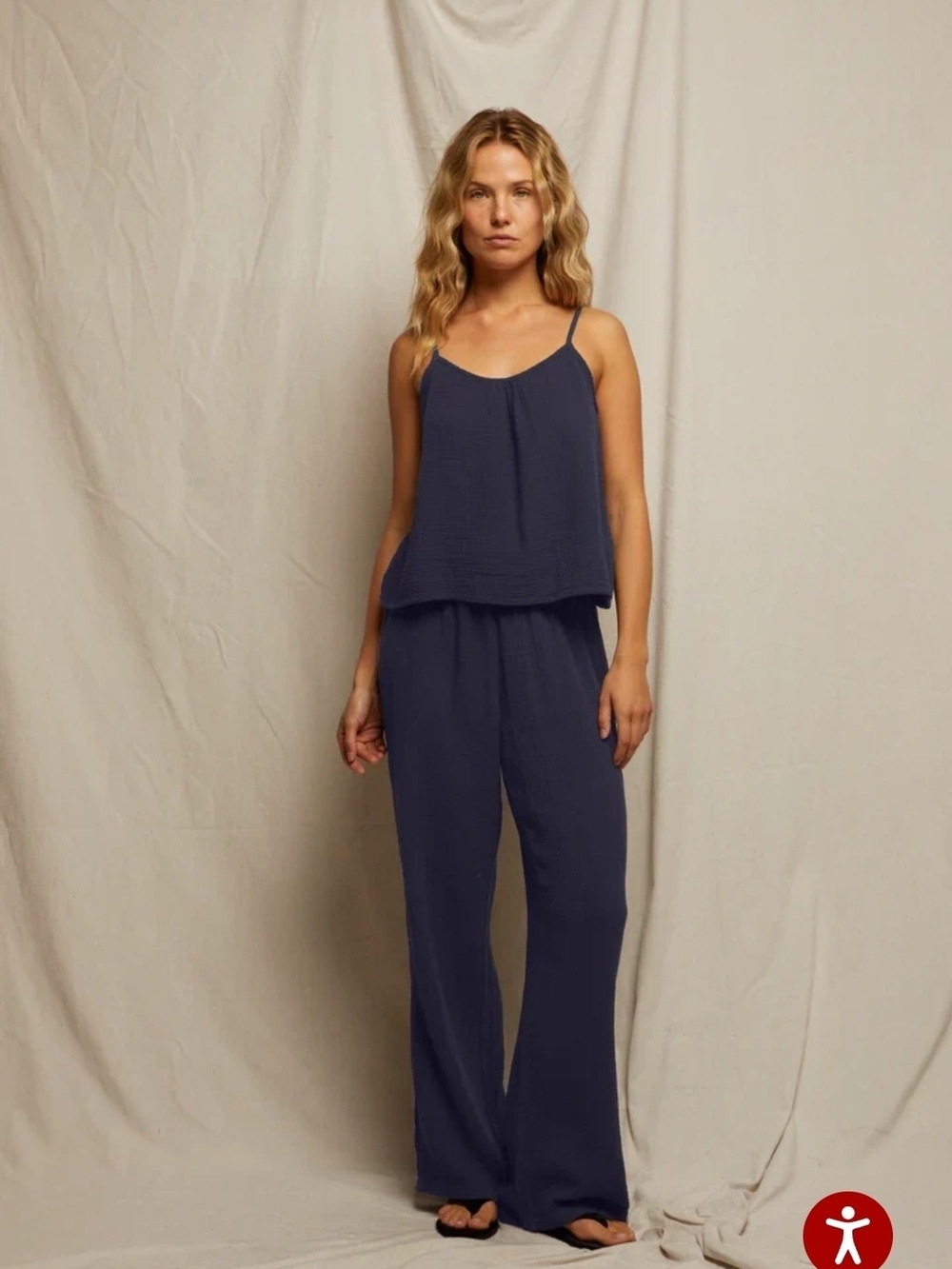 Perfectwhitetee Mina Double Gauze Pants